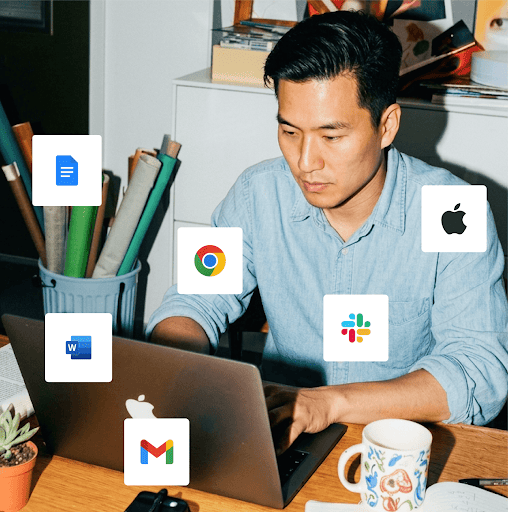 Person working with extensions